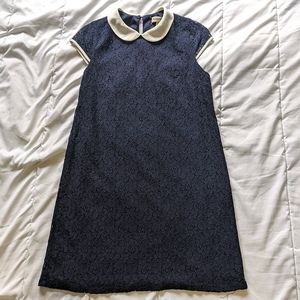 1960s Shift Dress With Peter Pan Collar